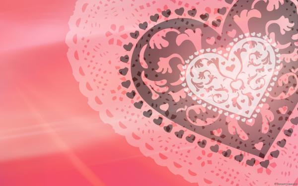 Free fractal love wallpaper download