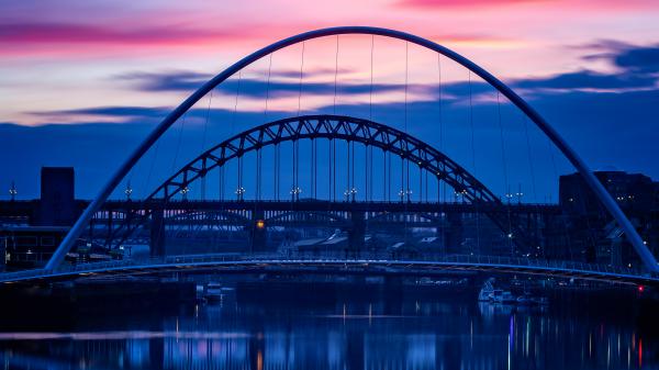 Free gateshead millennium bridge uk 2 wallpaper download