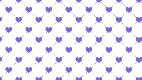 Free geometry purple heart hd abstract wallpaper download