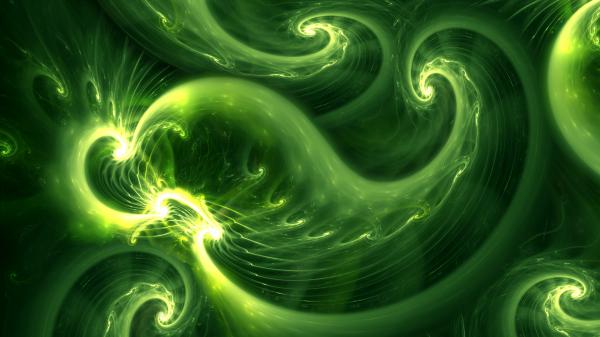 Free green artistic hd abstract wallpaper download