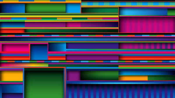 Free green blue pink squares hd abstract wallpaper download