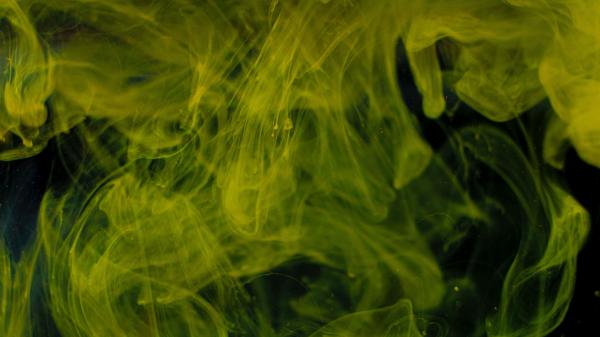 Free green paint yellow water 4k hd abstract wallpaper download