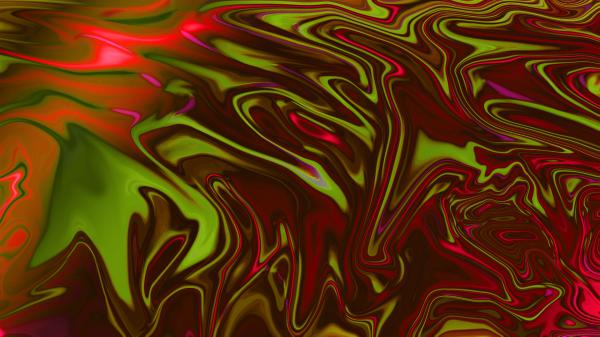 Free green red digital art hd abstract wallpaper download