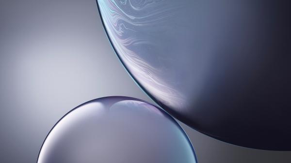 Free grey bubbles iphone xr stock wallpaper download