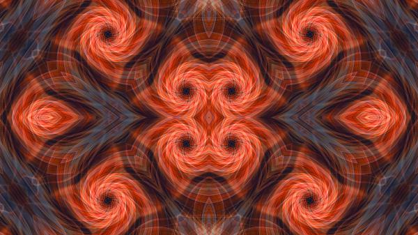 Free guillochis spiral orange hd abstract wallpaper download