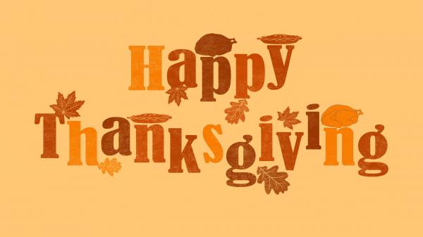 Free happy thanksgiving in light yellow background hd thanksgiving wallpaper download
