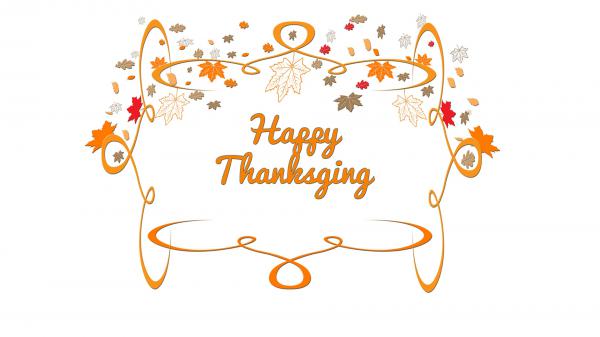 Free happy thanksgiving word with autumn leaves hd thanksgiving wallpaper download
