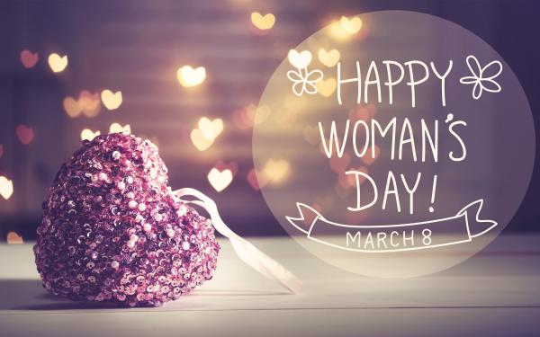 Free happy womans day march 8 4k wallpaper download