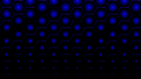 Free hexagon blue 4k hd abstract wallpaper download