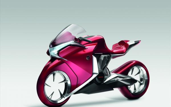 Free honda v4 concept widescreen bike wallpaper download