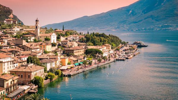 Free house italy lake mountain hd travel wallpaper download