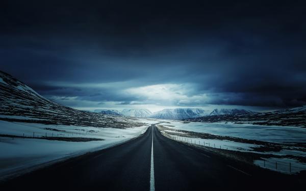 Free icelands ring road wallpaper download