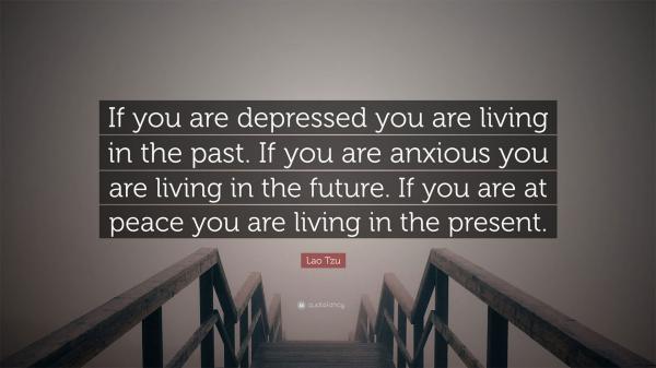 Free if you are depressed you are living in the past hd motivational wallpaper download