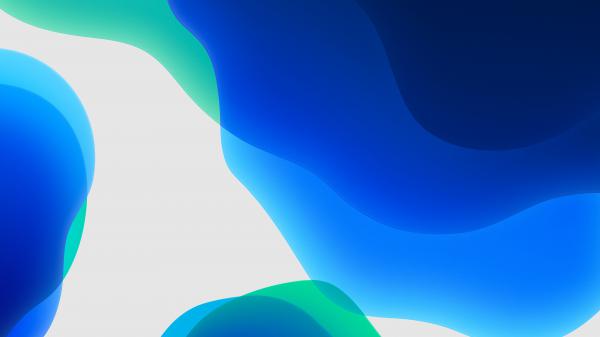 Free ios 13 ipados blue wallpaper download