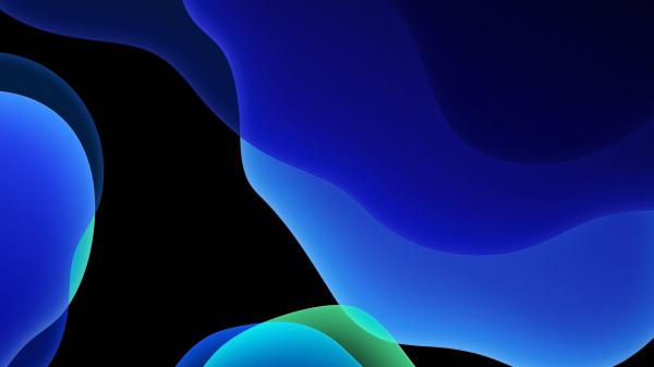 Free ios 14 wwdc 2020 iphone 12 ipados dark blue with light blue stock 4k hd abstract wallpaper download