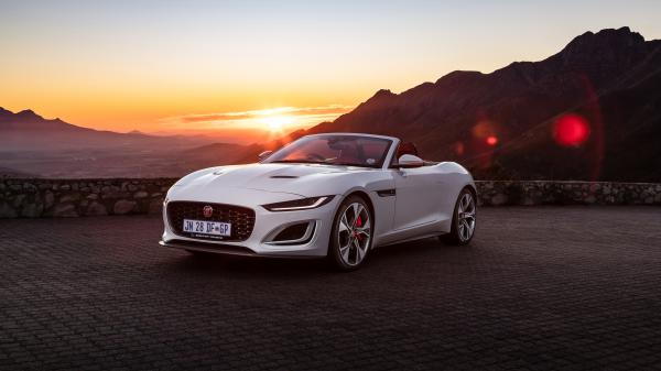 Free jaguar f type p380 awd convertible first edition 2020 2 4k 5k hd cars wallpaper download