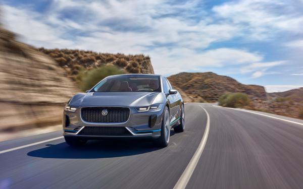 Free jaguar i pace electric sports car 4k wallpaper download