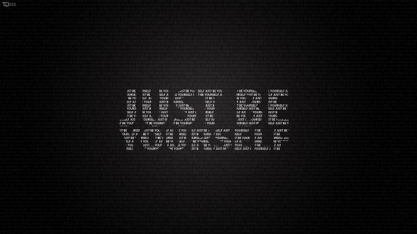 Free just be yourself hd inspirational wallpaper download