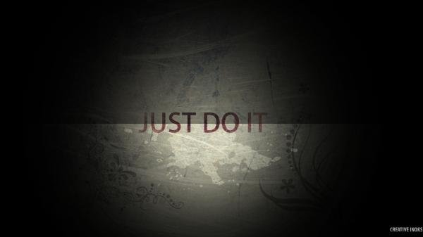 Free just do it hd inspirational wallpaper download