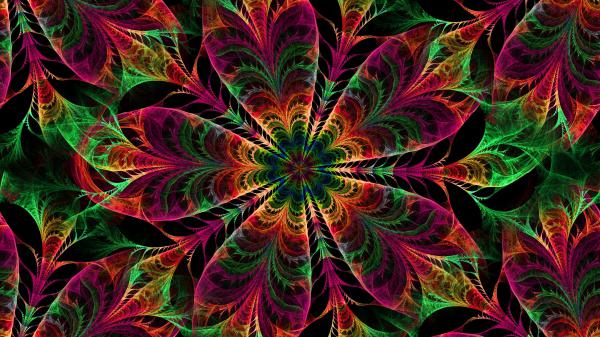 Free kaleidoscope patterns colors 4k hd wallpaper download