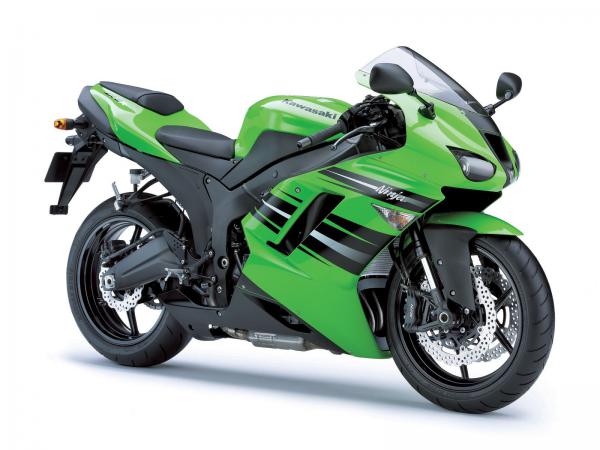 Free kawasaki ninja zx 6r blue green wallpaper download