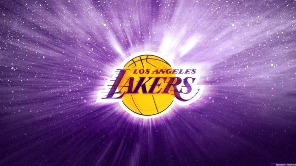 Free lakers log in sparkling purple background basketball hd sports wallpaper download