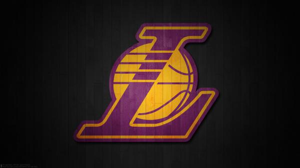 Free lakers logo in black background basketball basketball hd sports wallpaper download