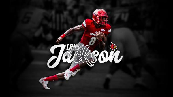 Free lamar jackson is wearing red and white sports dress and helmet with baltimore ravens logo hd sports wallpaper download