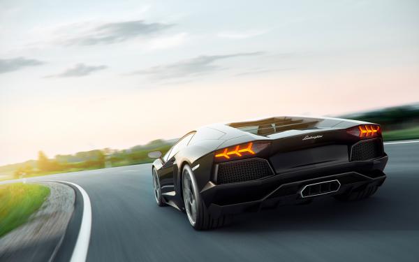 Free lamborghini aventador art wallpaper download