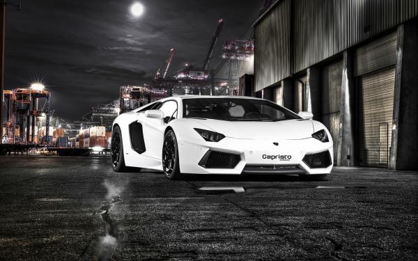 Free lamborghini aventador by capristo 2012 wallpaper download