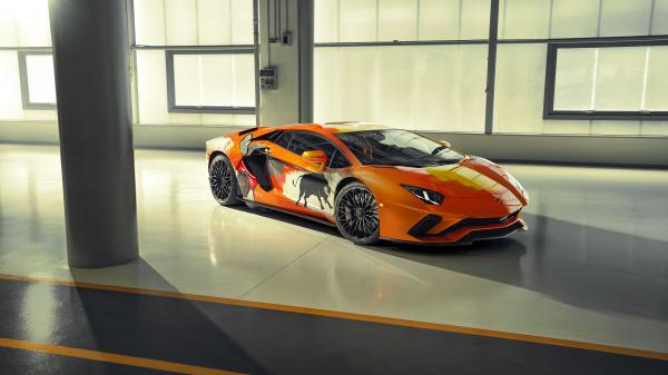 Free lamborghini aventador s by skyler grey 2019 4k 8k wallpaper download