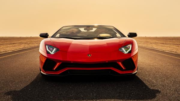 Free lamborghini aventador s roadster 4k wallpaper download