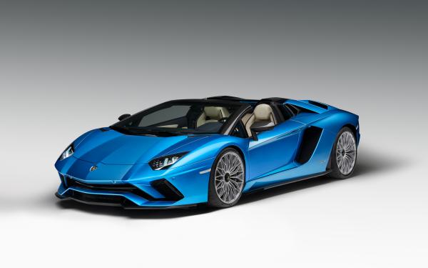 Free lamborghini aventador s roadster frankfurt motor show 2017 4k wallpaper download