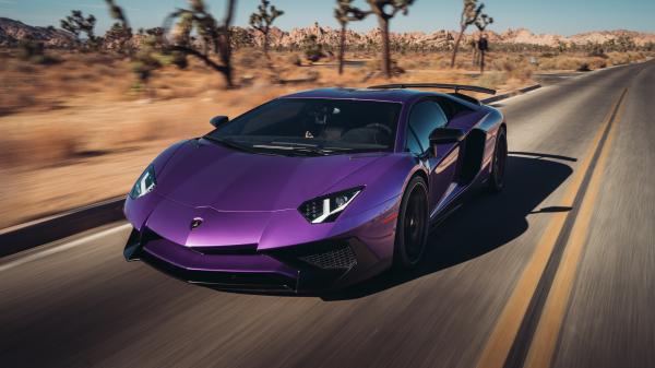 Free lamborghini aventador superveloce coupe 5k wallpaper download