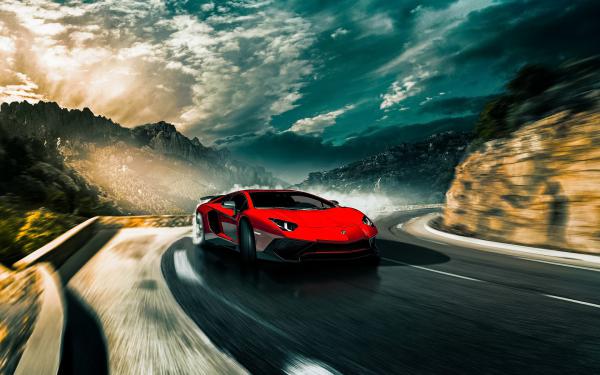 Free lamborghini aventador sv lp750 4 2016 wallpaper download