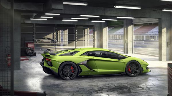 Free lamborghini aventador svj 2018 4k wallpaper download