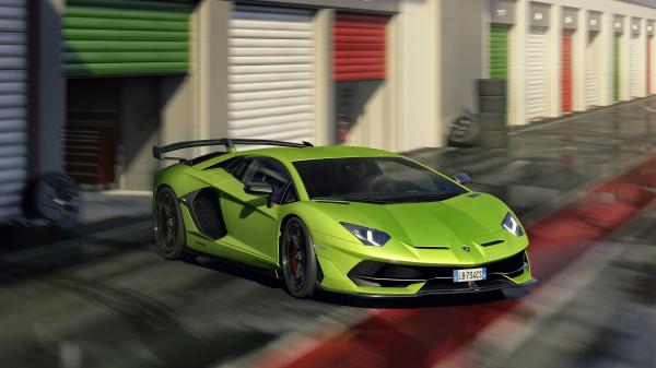 Free lamborghini aventador svj 2019 4k wallpaper download