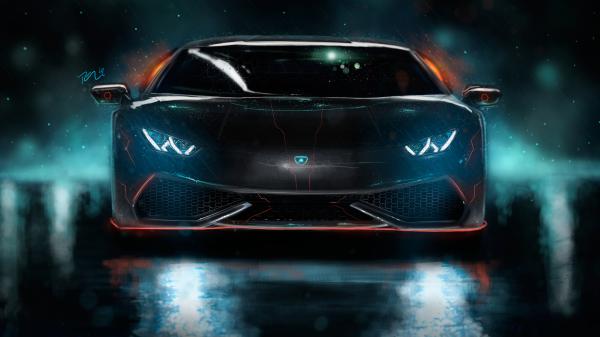 Free lamborghini huracan cgi 4k wallpaper download