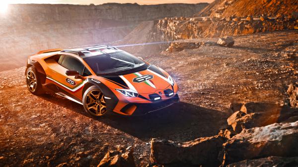 Free lamborghini huracan sterrato concept 2019 5k 3 wallpaper download