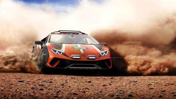 Free lamborghini huracan sterrato concept 2019 5k wallpaper download