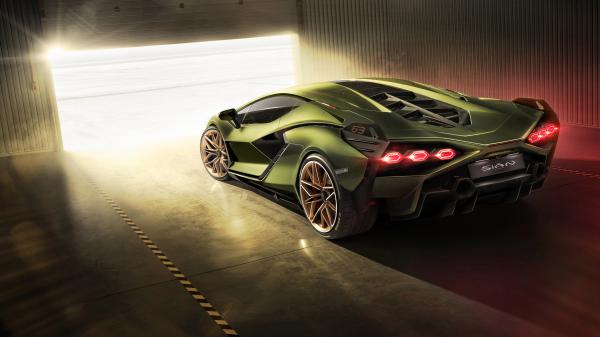 Free lamborghini sian 2019 8k wallpaper download