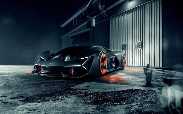 Free lamborghini terzo millennio concept 4k wallpaper download