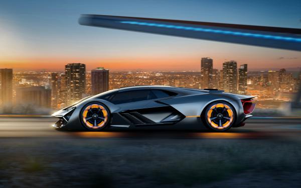 Free lamborghini terzo millennio concept electric sportcar 4k wallpaper download