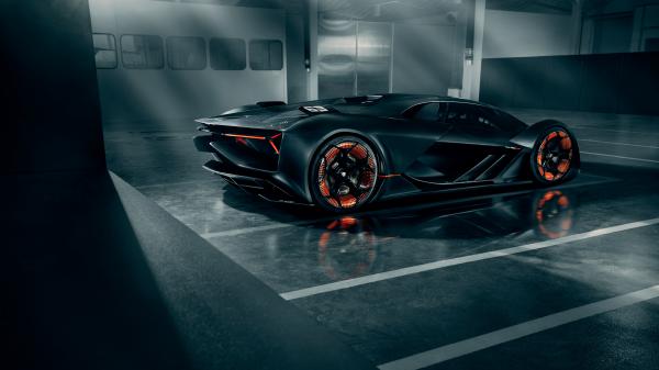 Free lamborghini terzo millennio rear view 5k 2 wallpaper download