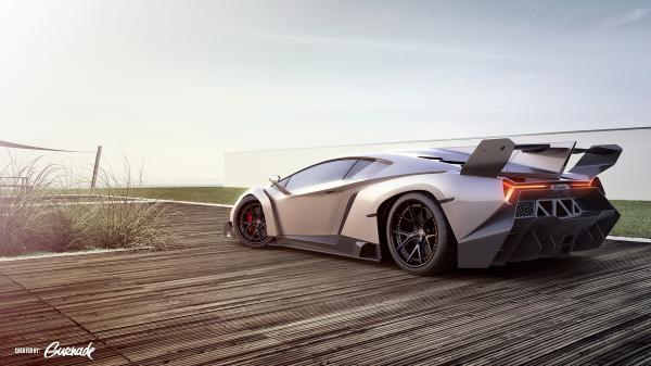 Free lamborghini veneno sports car wallpaper download