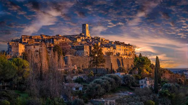 Free landscape view of building in france 4k hd travel wallpaper download