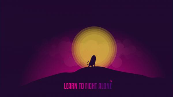 Free lean to fight alone 4k wallpaper download