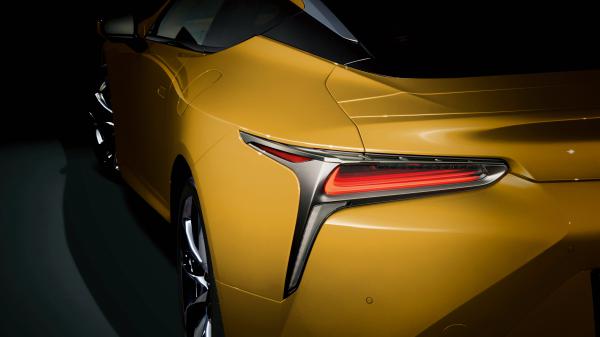 Free lexus lc 500 luster yellow 4k wallpaper download