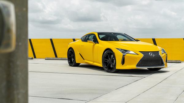 Free lexus lc 500 yellow 4k 8k wallpaper download