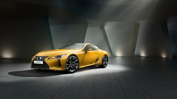 Free lexus lc 500h yellow edition 2018 4k wallpaper download